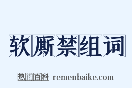 软厮禁组词是什么意思的图片
